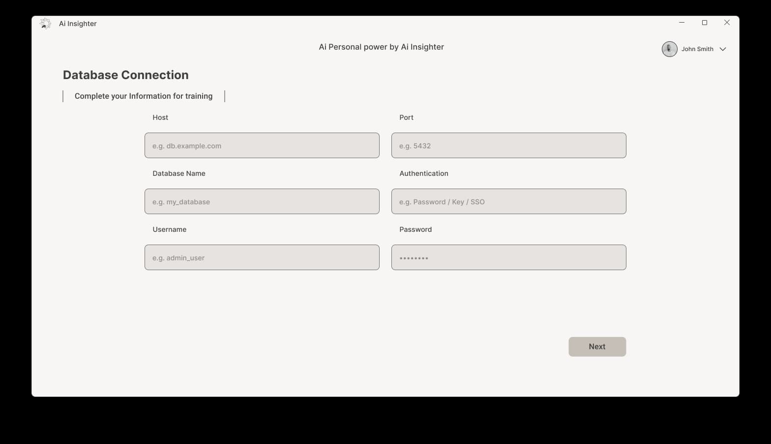 Connect to your own internal server.